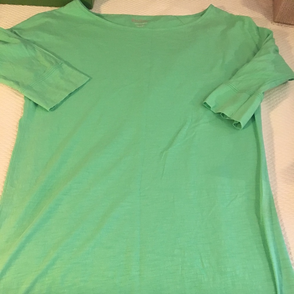 Lilly Pulitzer Lime Green 3/4 Sleeve Dress